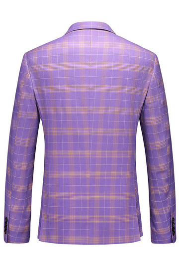 Mäns violettrandiga skårade slag 3 stycken baldräkter